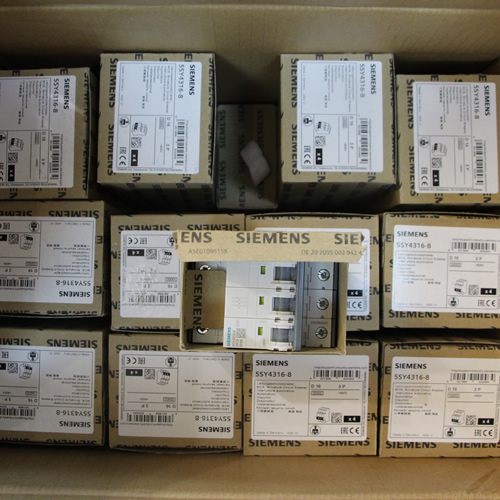 Sales Siemens 5SY4316-8 Miniature circuit breaker 400 V 10kA, 3-pole, D, 16A, D=70 mm