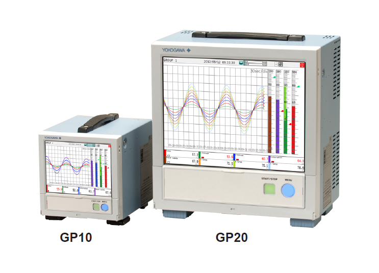 Yokogawa paperless recorder data logger/paperless chart recorder GP10/GP20