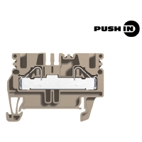 Weidmueller Terminals PUSH IN technology Modular feed-through terminals 2.5 / 4 mm²