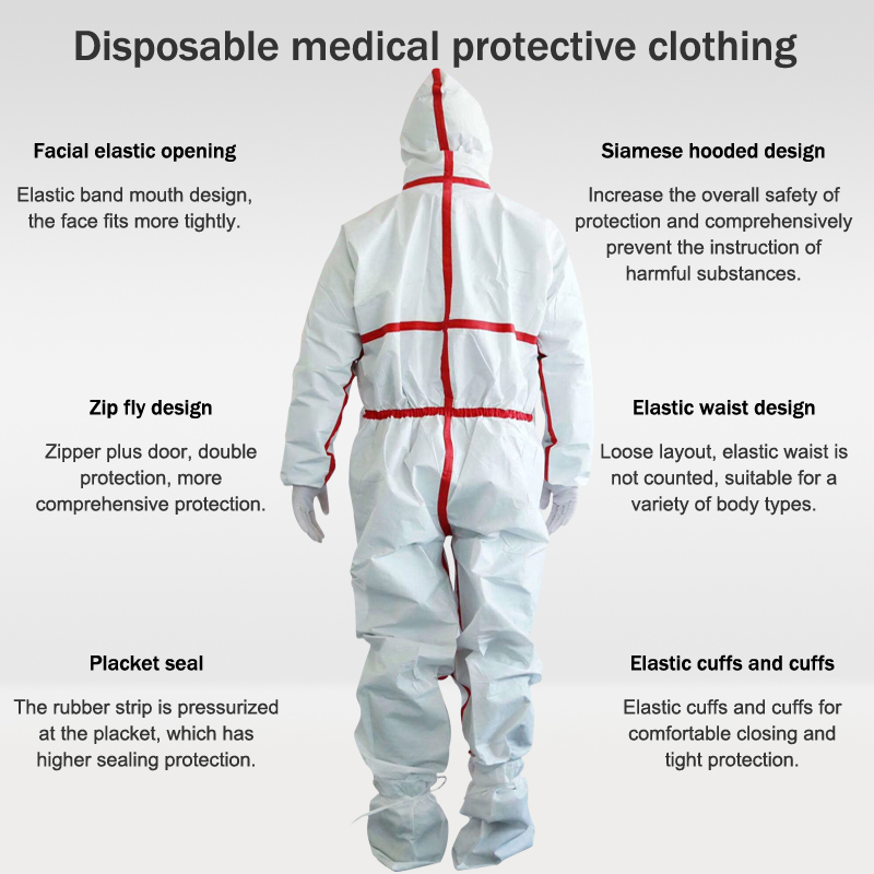 High quality disposable medical protective suit