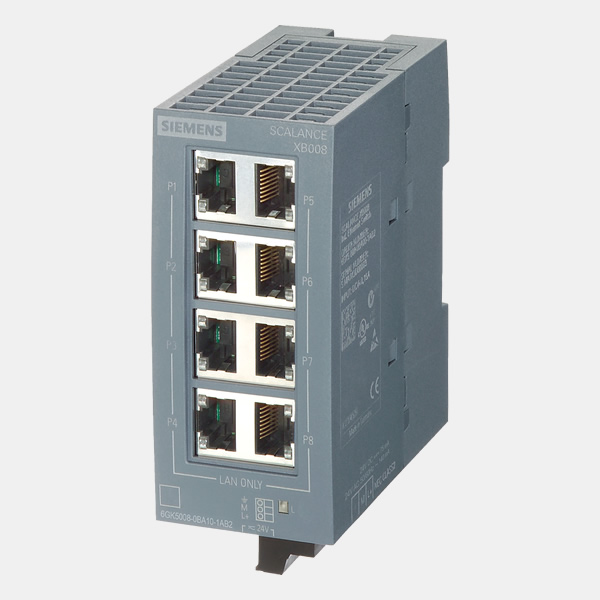 Siemens 6GK5008-0BA00-1AB2 SCALANCE XB008 unmanaged IE Switch