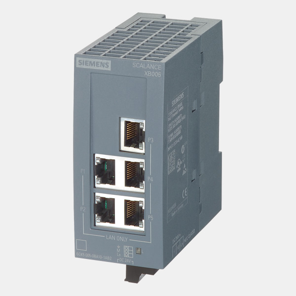 Siemens 6GK5005-0BA00-1AB2 SCALANCE XB005 unmanaged IE Switch
